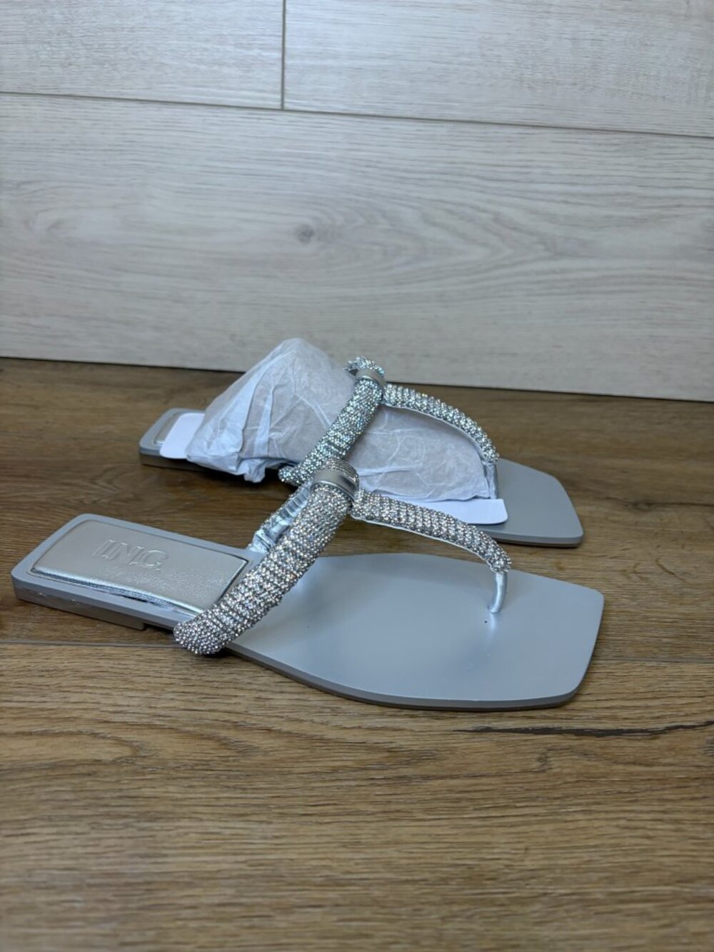 I.N.C. International Concepts Women's Square Toe Yahvi Flat Sandals Size 8M